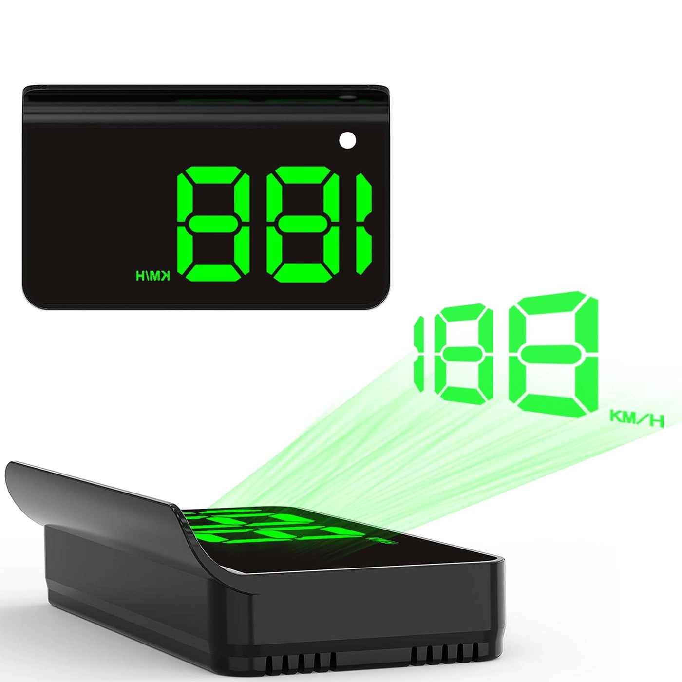 KUOWEIHUD Head up Display - GPS Speedometer USB Plug and Play