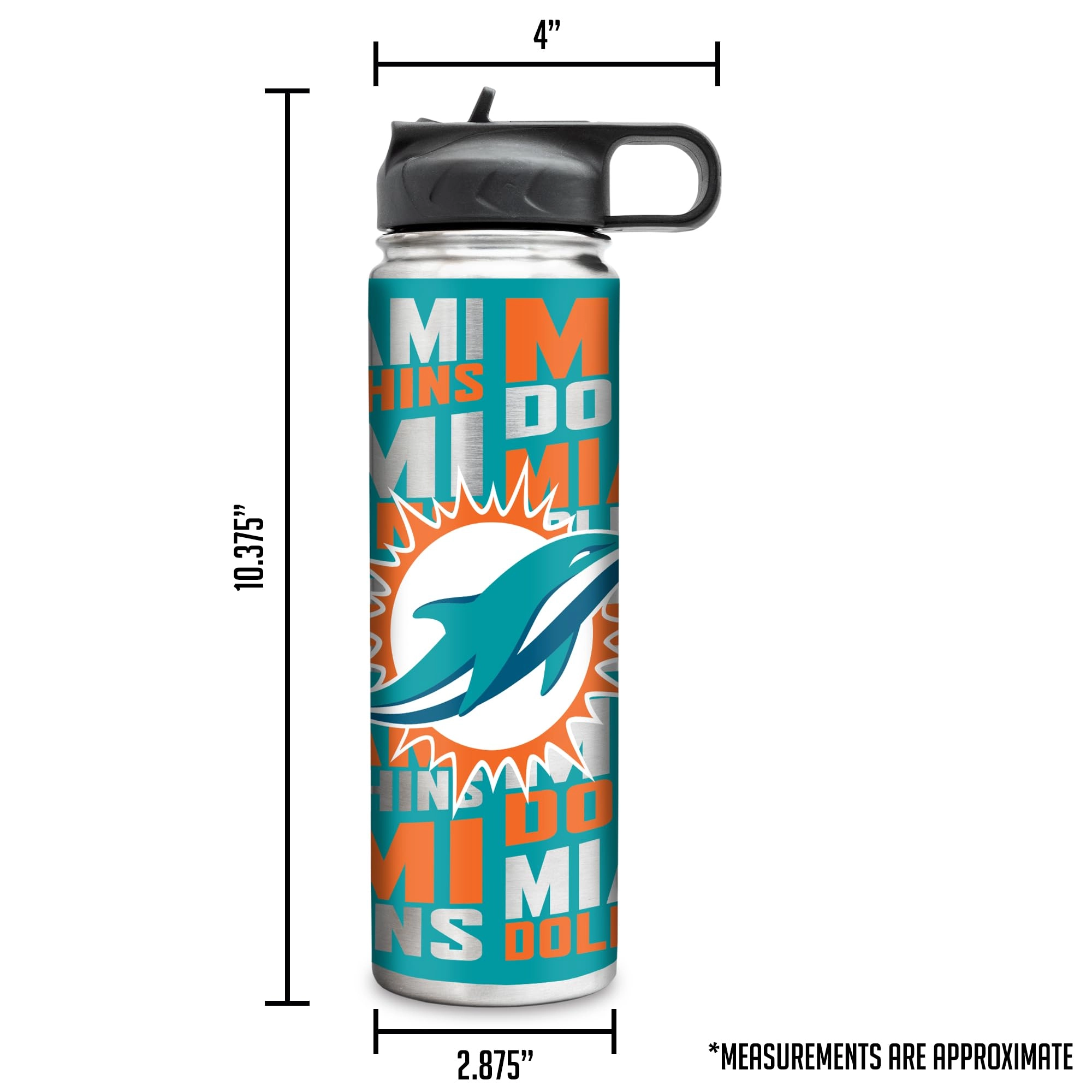 Stainless Steel NFL Football Tumbler - 650ml