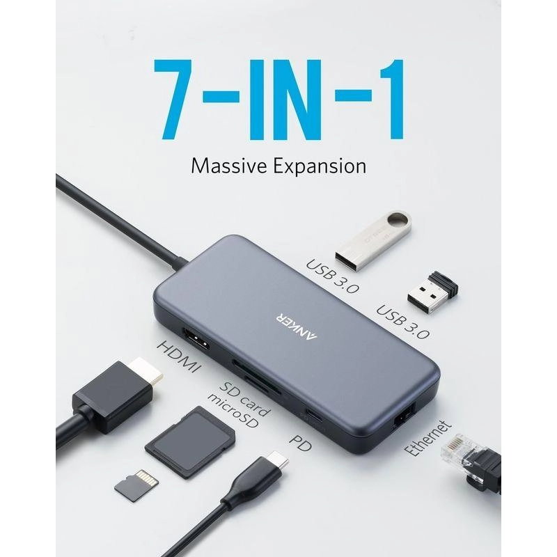 PowerExpand+ - 7-in-1 USB-C PD Ethernet Hub