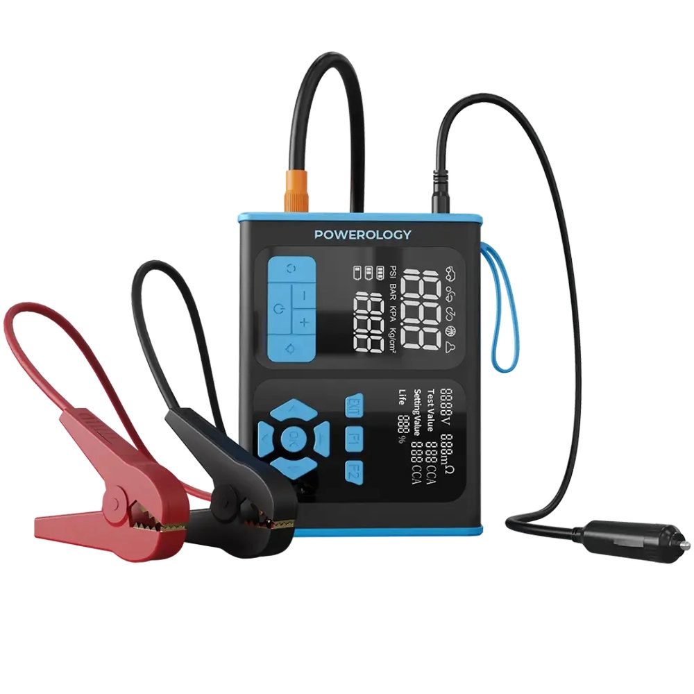 Powerology Portable Power Bank & Jump Starter - 15200mAh 20W 21.6W Fast charging