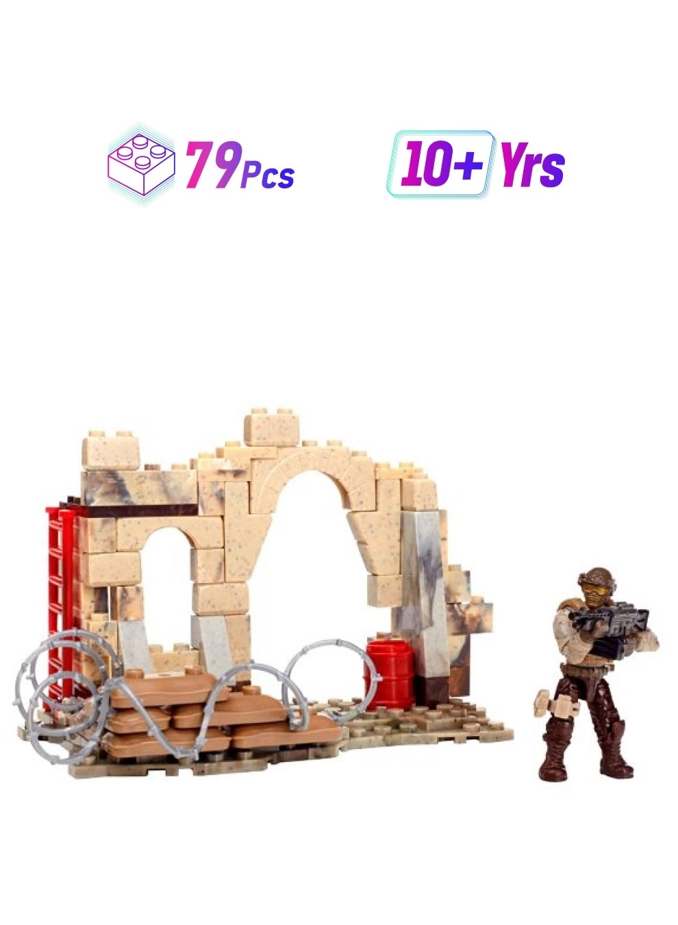 MEGA Call Of Duty Desert Outpost - 79pcs