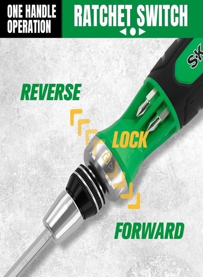 22-in-1 Ratcheting Slotted and Phillips Screwdriver Set (22 Pcs)