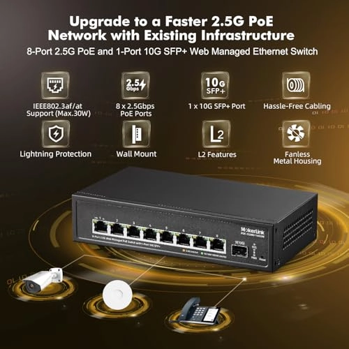 8x2.5G POE 8-ports