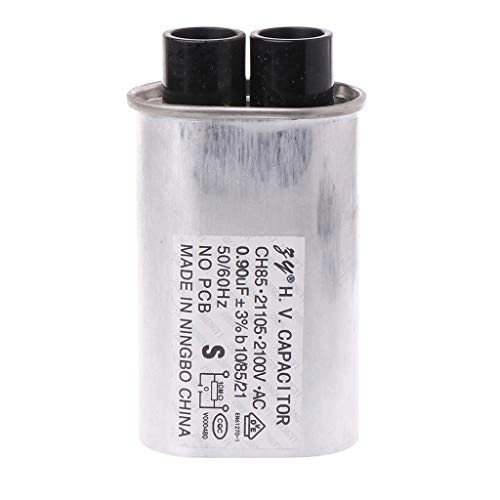 Chushugu1545 AC 2100V Microwave Oven High Voltage HV Capacitor - 0.9 Microfarad Polypropylene