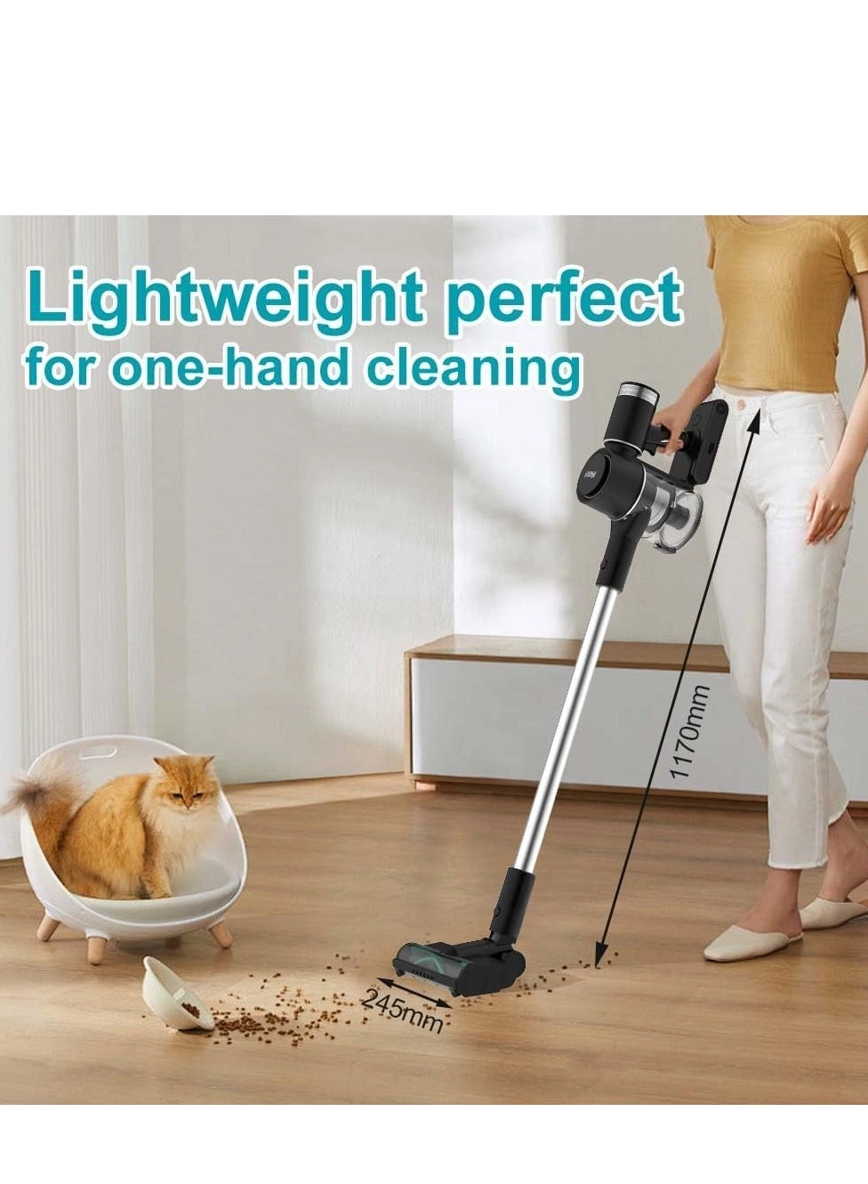 2- in-1 Wireless Vacuum Cleaner