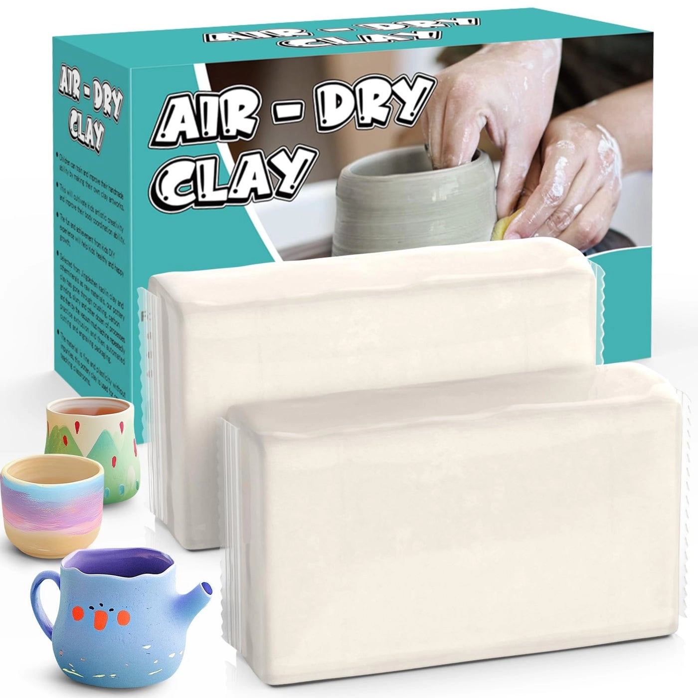 Fedonak Air Dry Clay - Natural White