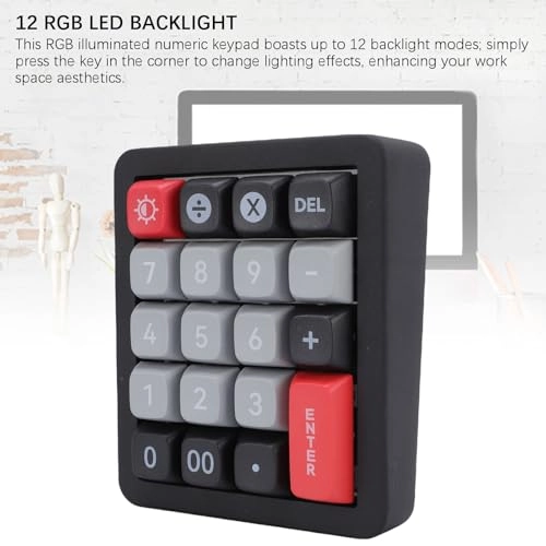 Mechanical Number Pad - Linear Mechanical Red Switch