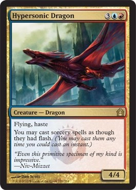 Magic: the Gathering Hypersonic Dragon - Return to Ravnica Rare Multi-color