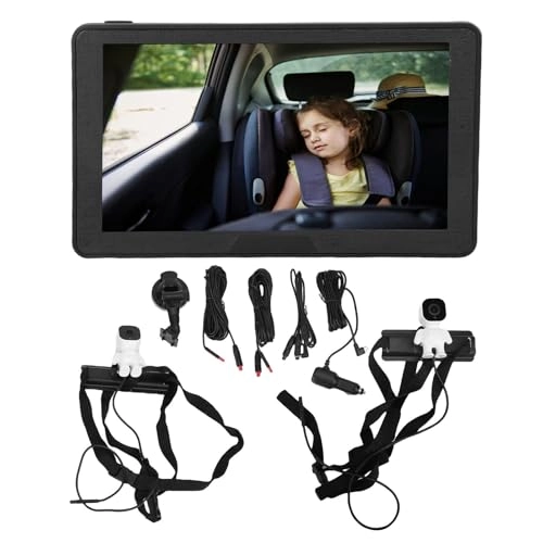 Dual Baby Car Camera - 7 Inch Split Screen 1080P