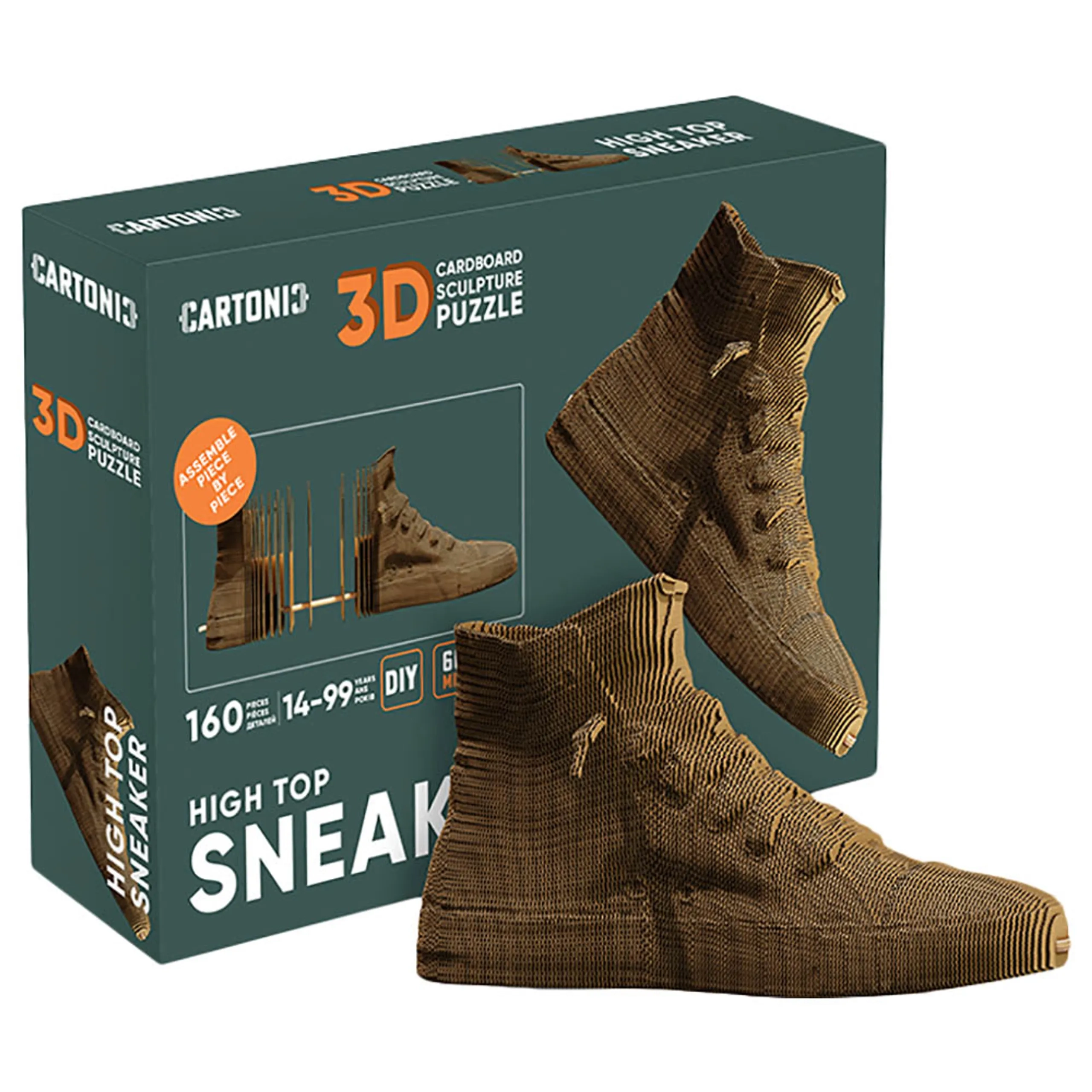 CARTONIC High Top Sneaker 3D Puzzle (CARTHTSNK) - 160 pcs
