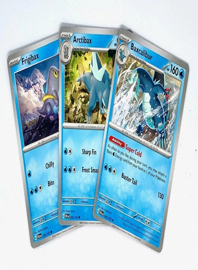 Frigibax Arctibax Baxcalibur - Paldea Evolved - 3pcs