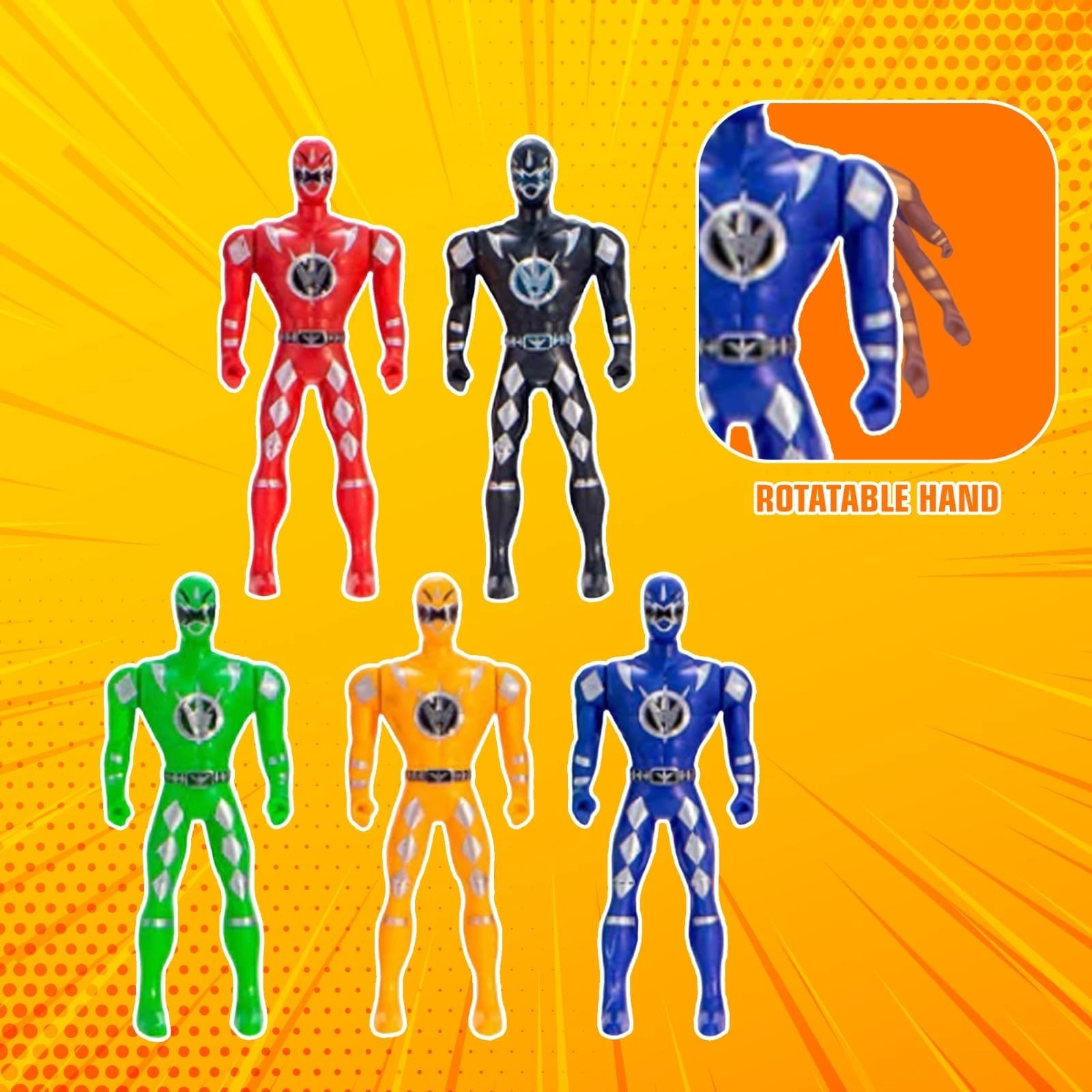Superhero Action Figures Set - 36 4pcs