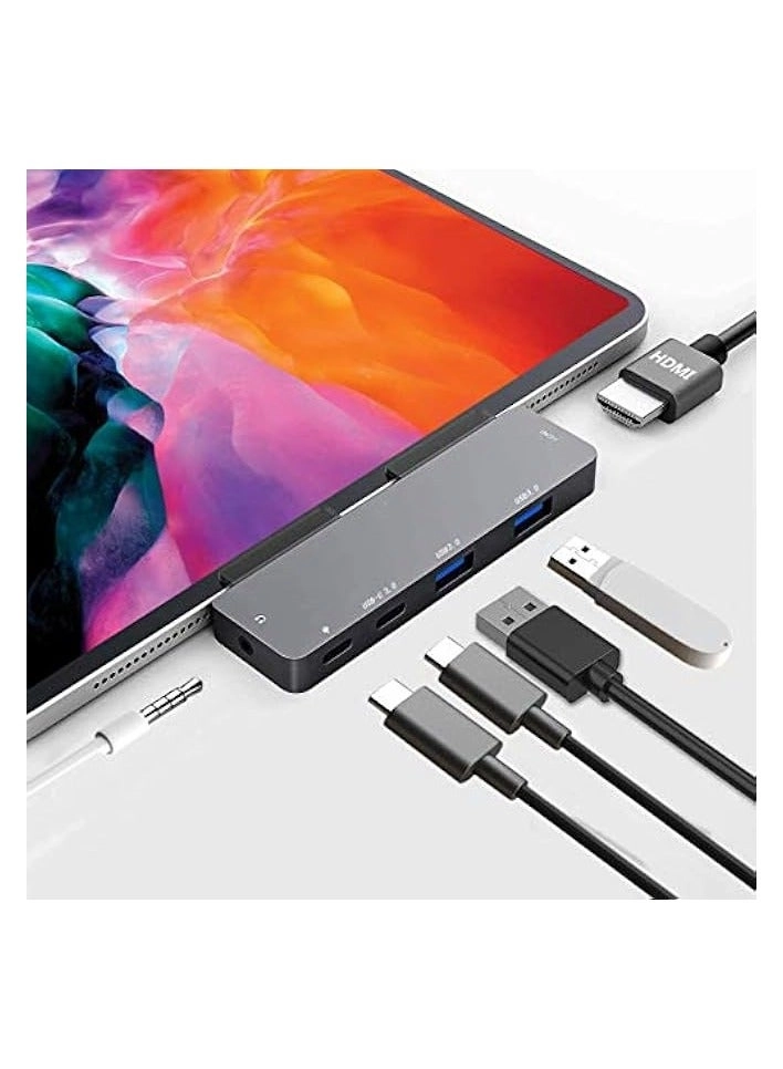 USB C Hub - 6-in-1 4K HDMI USB 3.0