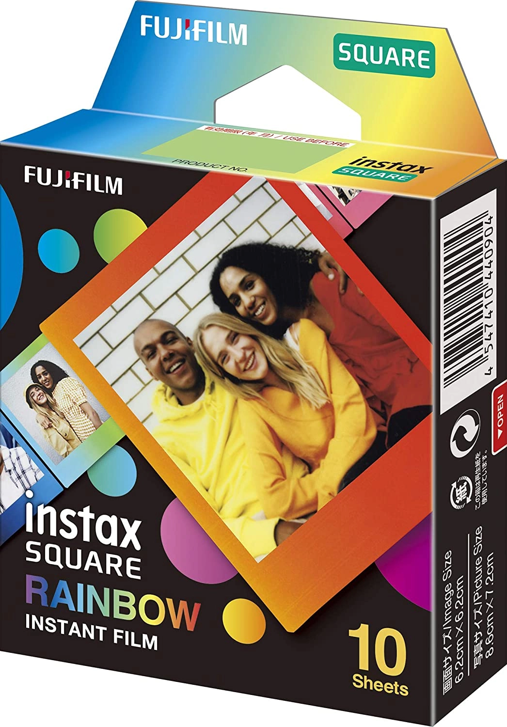 Instax Square Rainbow Film - 10 Exposures