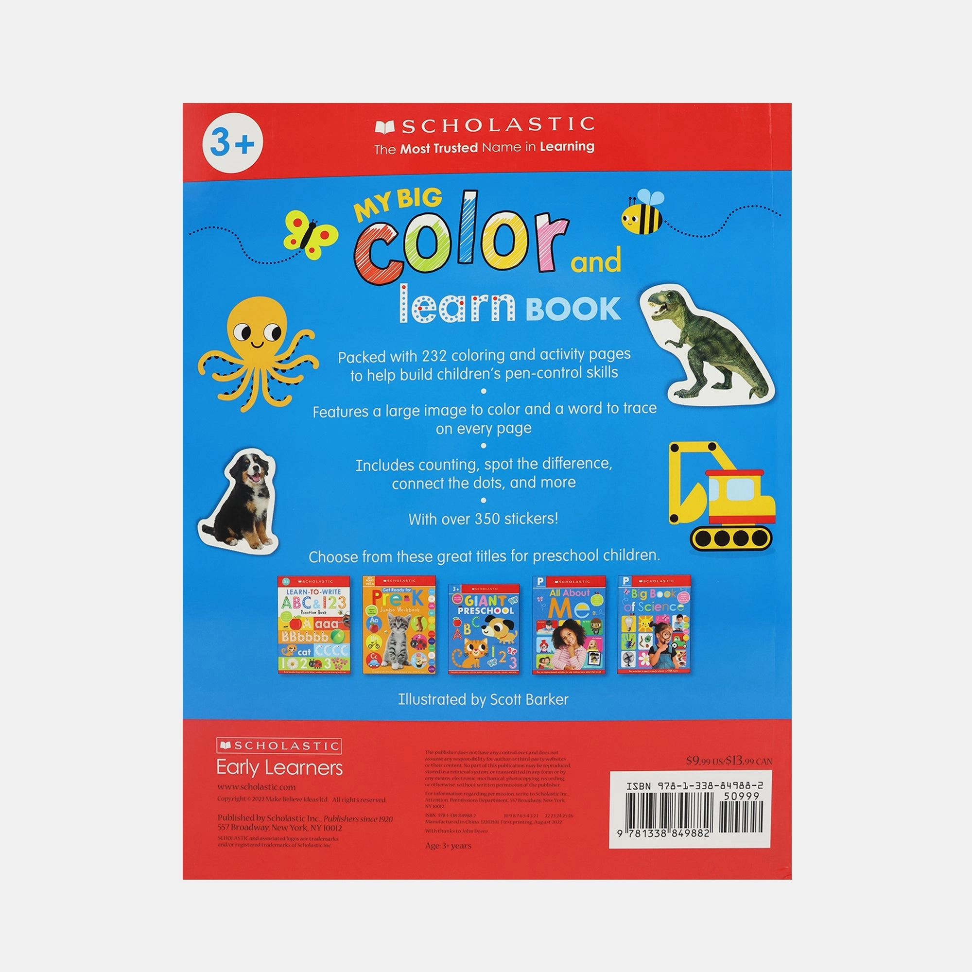 My Big Color and Learn Book