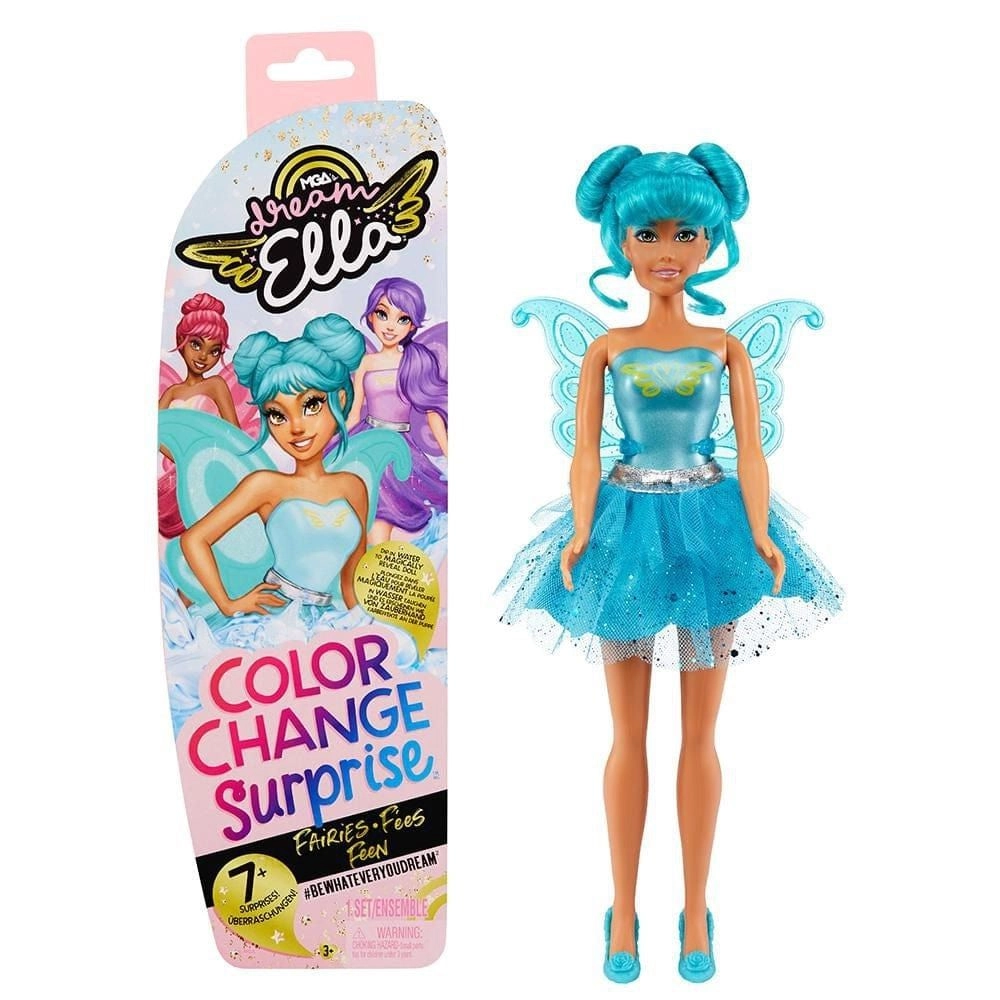 Surprise Fairies Doll - Color Change Teal Ages 3+