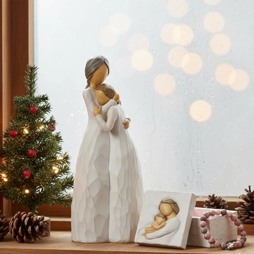 Mother Daughter Figurine - Resin