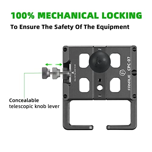 Phone Mount - Aluminum Alloy 1'' Ball Universal 2.3" to 3.4"