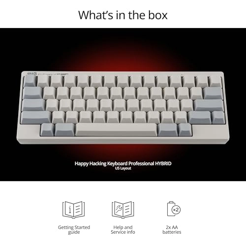 Happy Hacking Keyboard Professional Hybrid Type-S - Blank Wireless