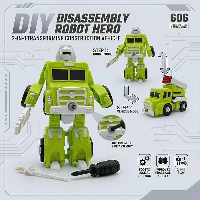 Diy Disassembly Robot Hero 606 - Robots