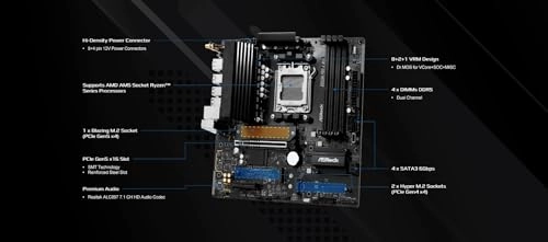 B850M Pro A - Socket AM5 DDR5 8000+ (OC)