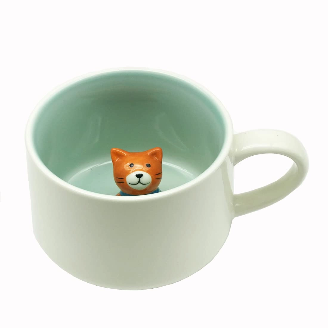 noscomp 3D Animal Cat Reusable Cup - 1 pcs - 400 ml