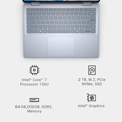 Inspiron 7440 - 14'' 7 150U 64GB DDR5 2TB SSD