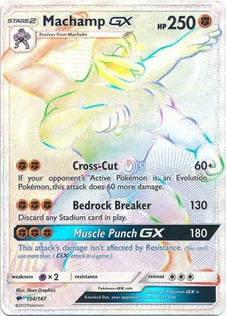 Pokémon Machamp-GX 154/147 - Sun & Moon: Burning Shadows
