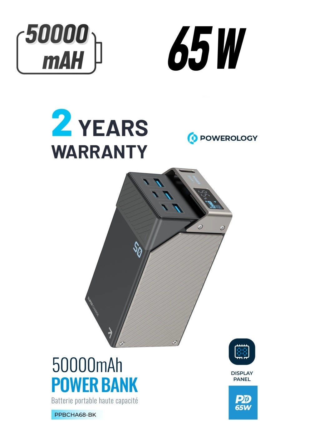 PPBCHA68-BK - 50000mAh 65W