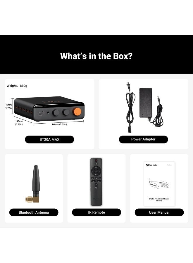 BT20A - Class D 2 Channel 200W