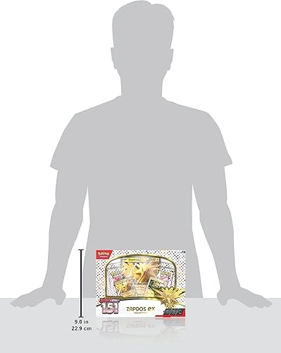 Scarlet & Violet 3.5 Zapdos Ex Box - 4 Booster Packs Oversize Foil Promo