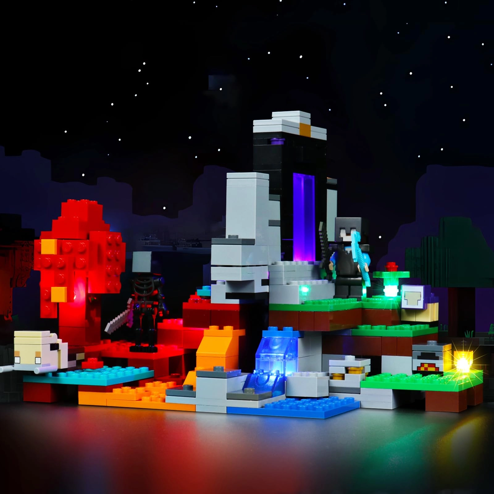 Brickshining LED Lighting Compatible with Lego The Ruined Portal 21172