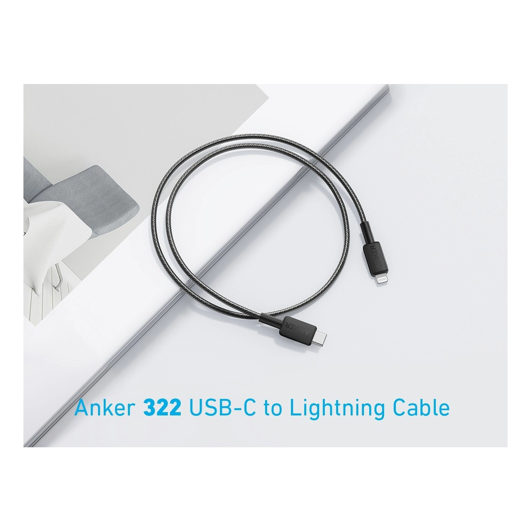 542 Cable USB-C to Lightning 0.9m Bio-Based