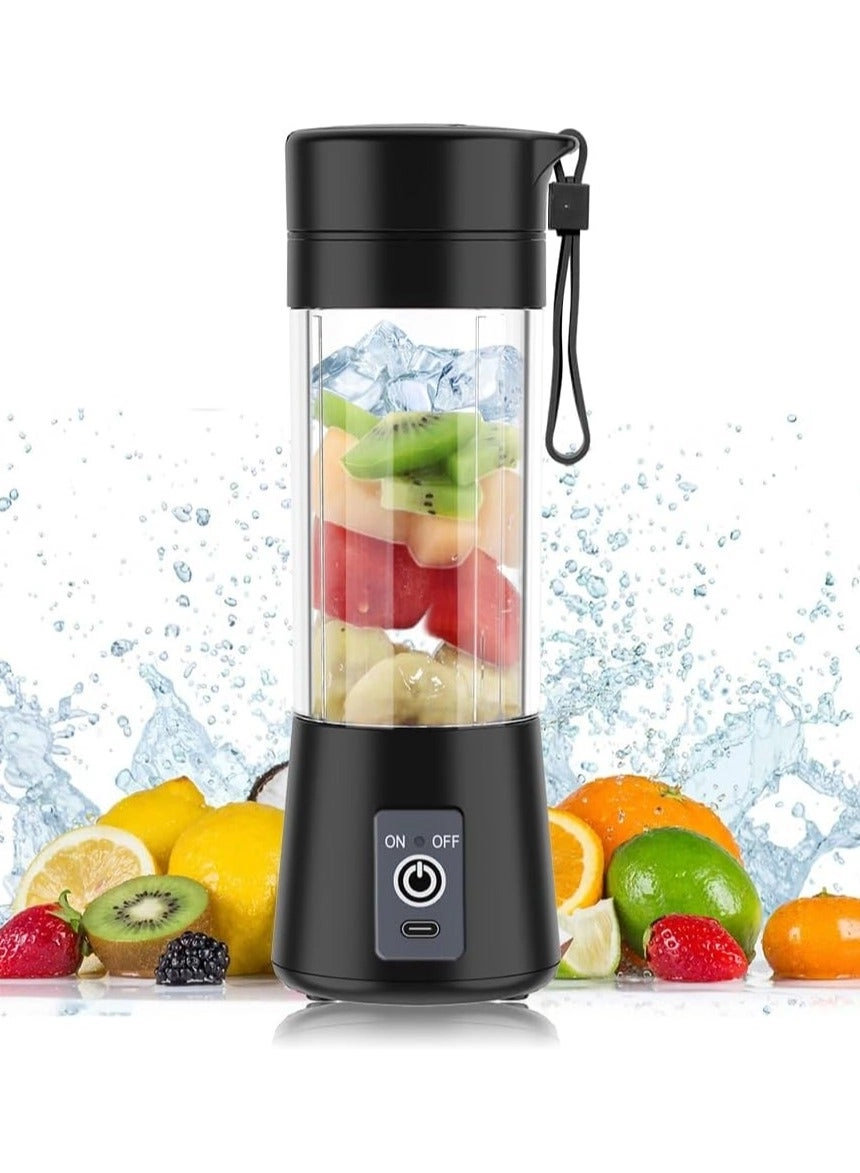 Portable Blender Smoothie Maker - Rechargeable Leakproof Lid Sip Spout