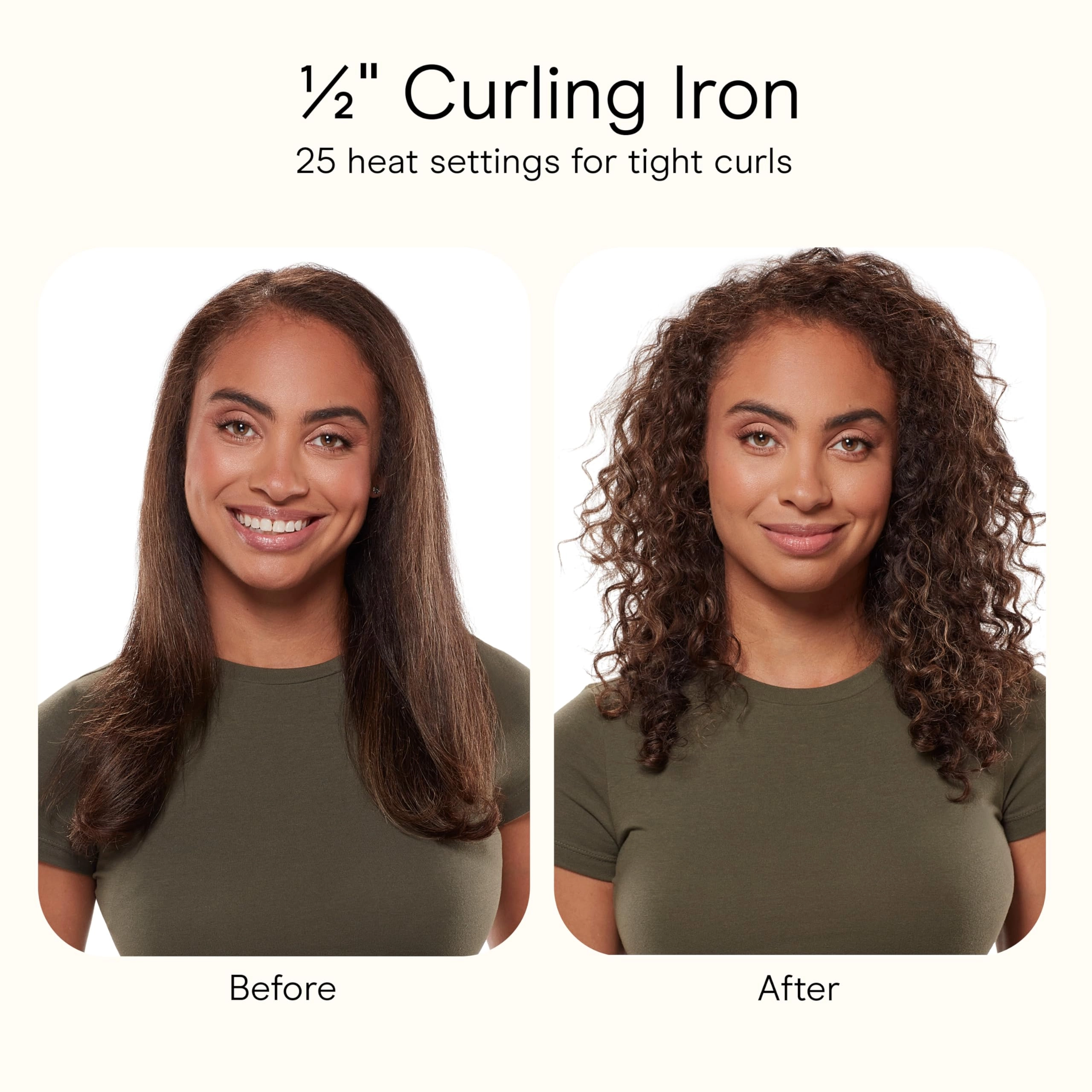 Instant Heat Curling Iron - 1/2-inch