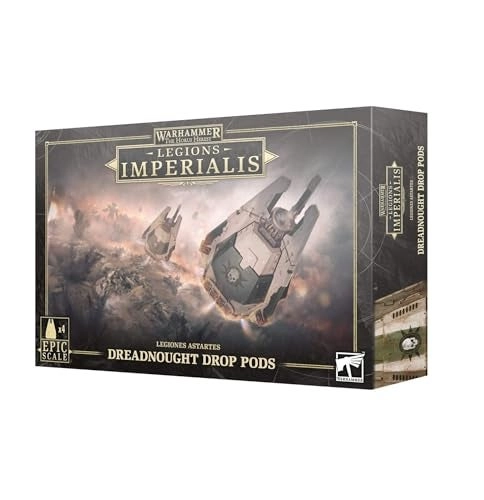Games Workshop Horus Heresy Legions Imperialis Dreadnought Drop Pods - Epic Scale Unpainted