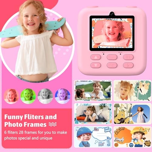 sofortbildkamera - 1080P Instant Print 32GB