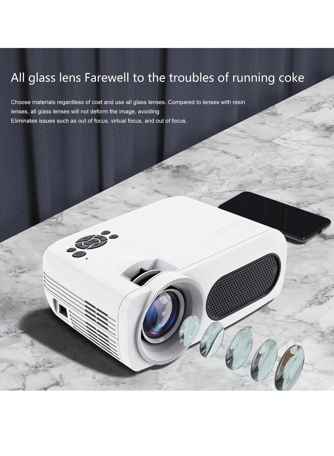 Portable Projector 1400 Lumens