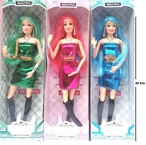 Fashion Doll - Foldable Hands and Legs Multicolor Set Ages 3+