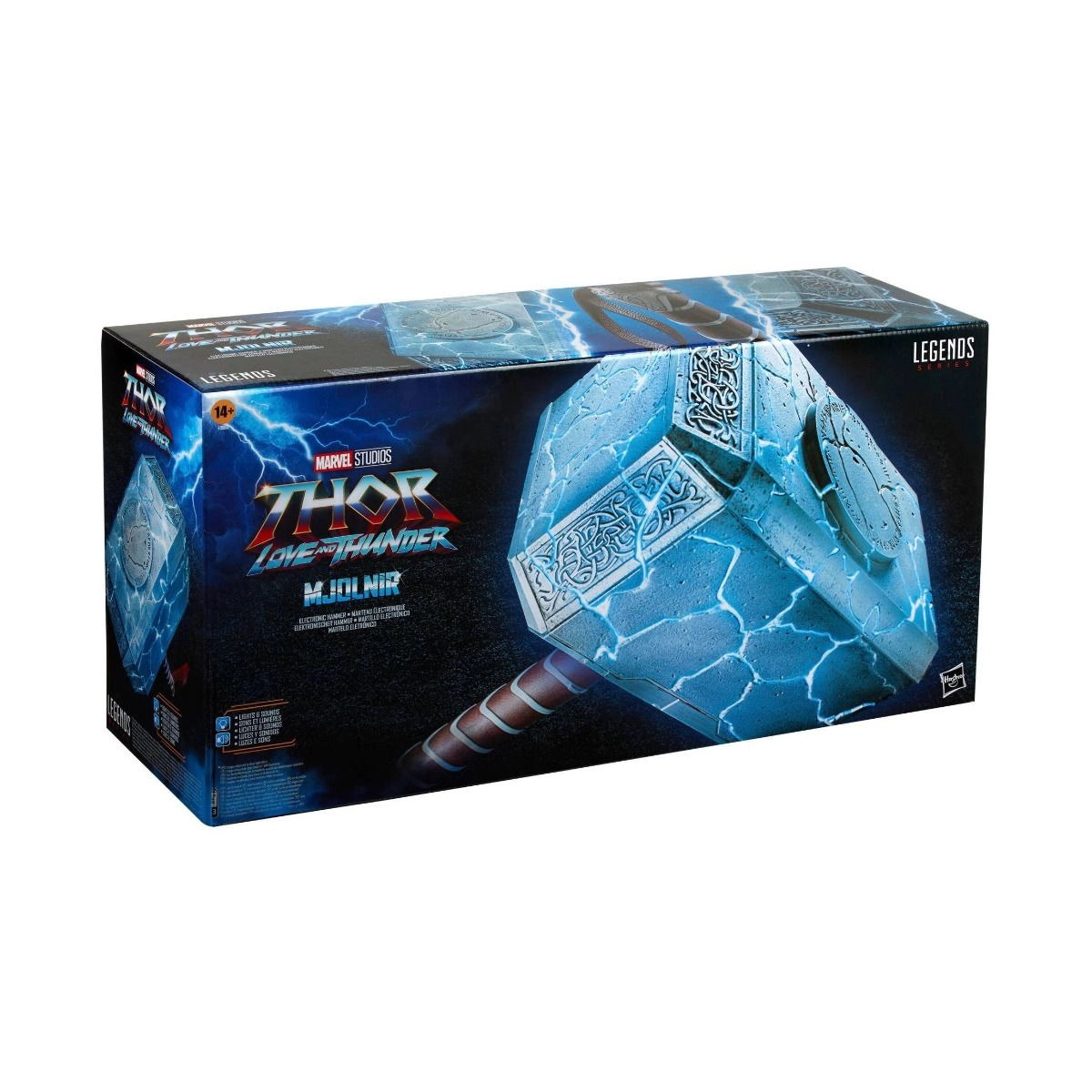 Mighty Thor Mjolnir Electronic Hammer - 1:1 full scale movie-inspired lights and sound FX