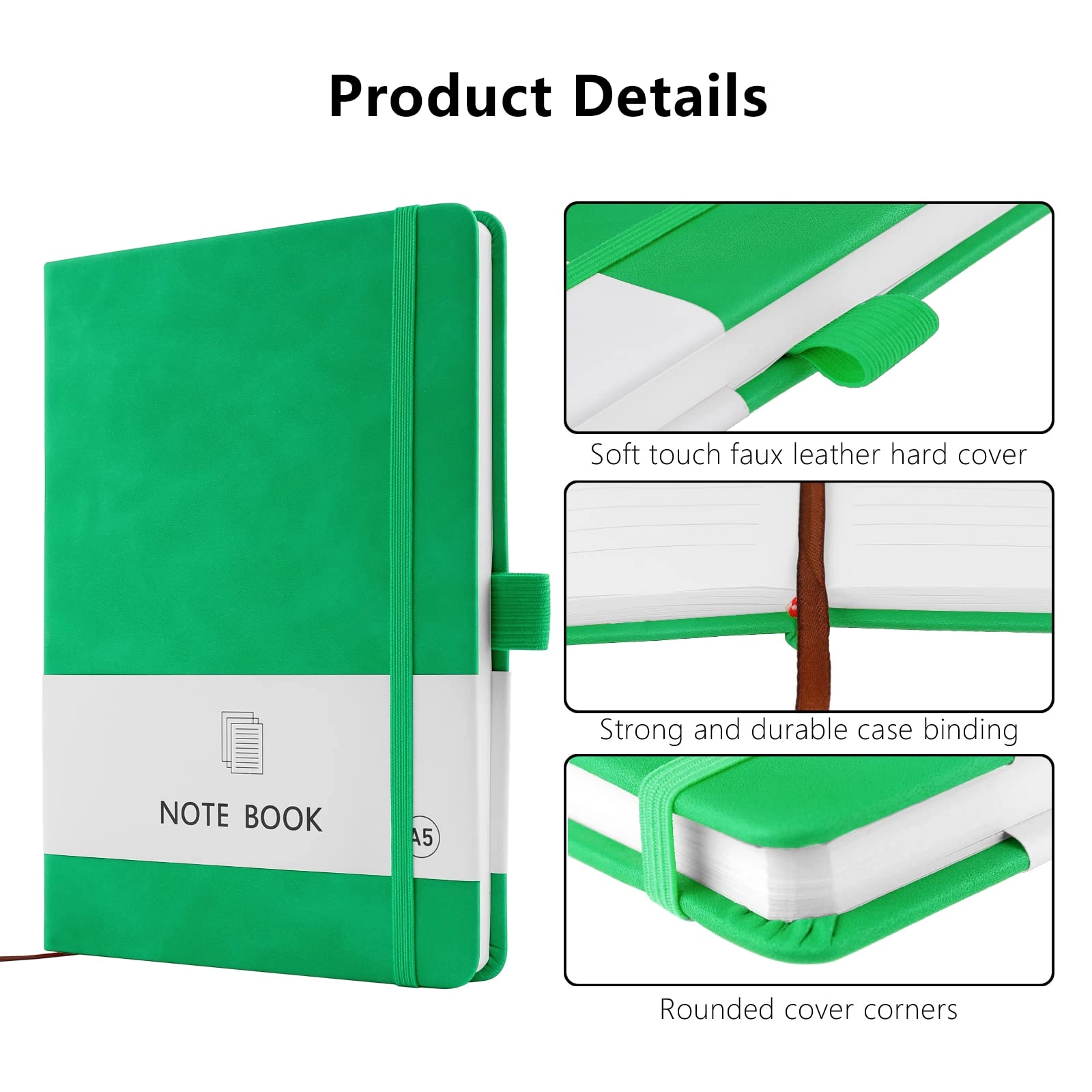 Notebook A5 Hardcover - Lined 200 Pages
