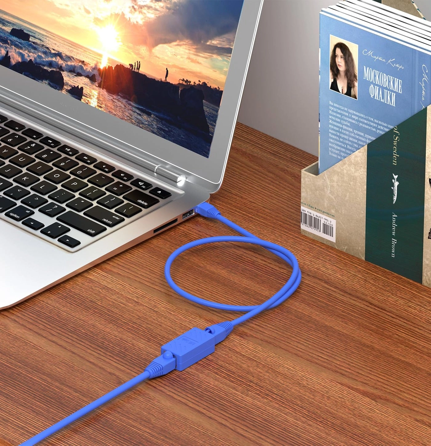 RJ45 Coupler - Cat7/Cat6/Cat5e/Cat5 Female to Female Blue Pack