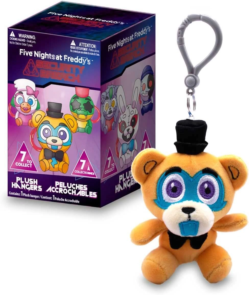 Five Nights At Freddy's Security Breach Plush Backpack Hangers - 90 mm 18 Keychains
