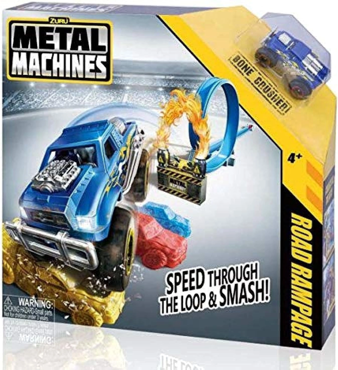 ZURU Metal Machines Road Rampage - Track Playset 2m 360° Loop Launcher