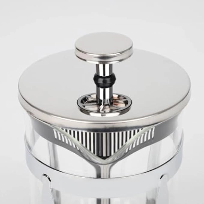 French Press - Borosilicate Glass Stainless Steel Filter