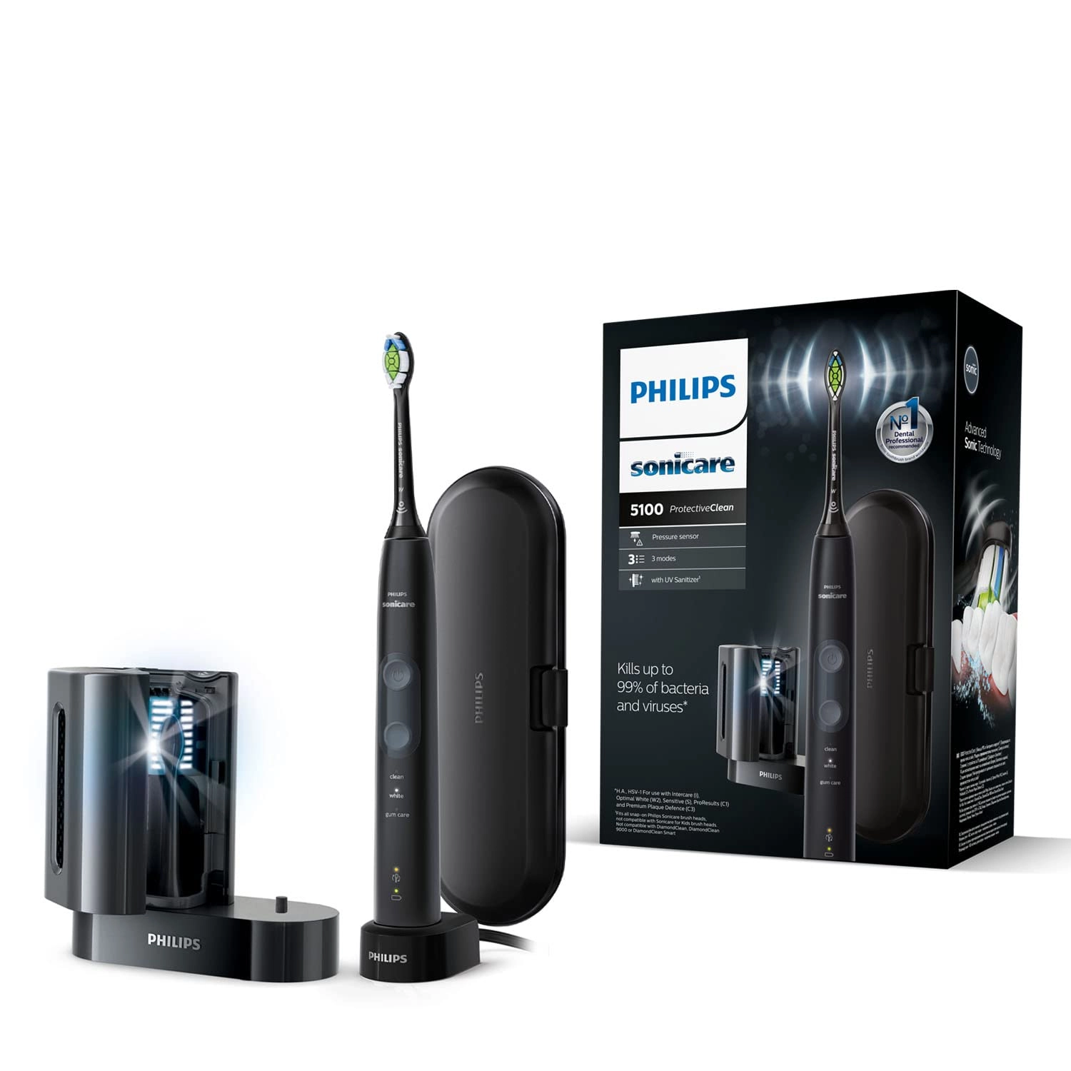 Philips Consumer Lifestyle B.V. ProtectiveClean 5100 - 3 Modes Pressure Sensor
