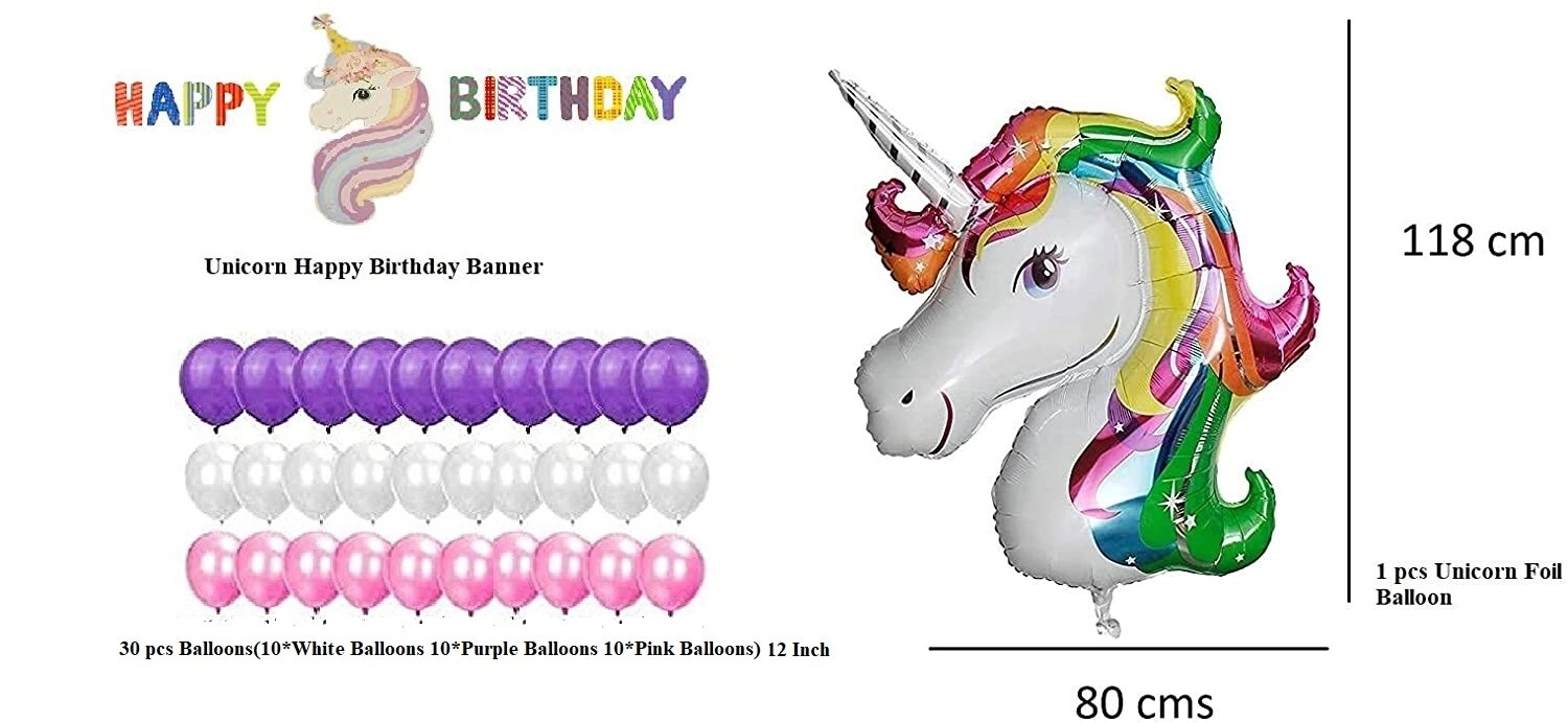 Unicorn Balloons Arch Garland - Baby Shower