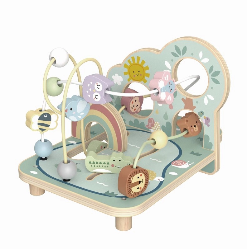 Tooky Toy Forest Beads Coaster - Suitable for 2 years & above