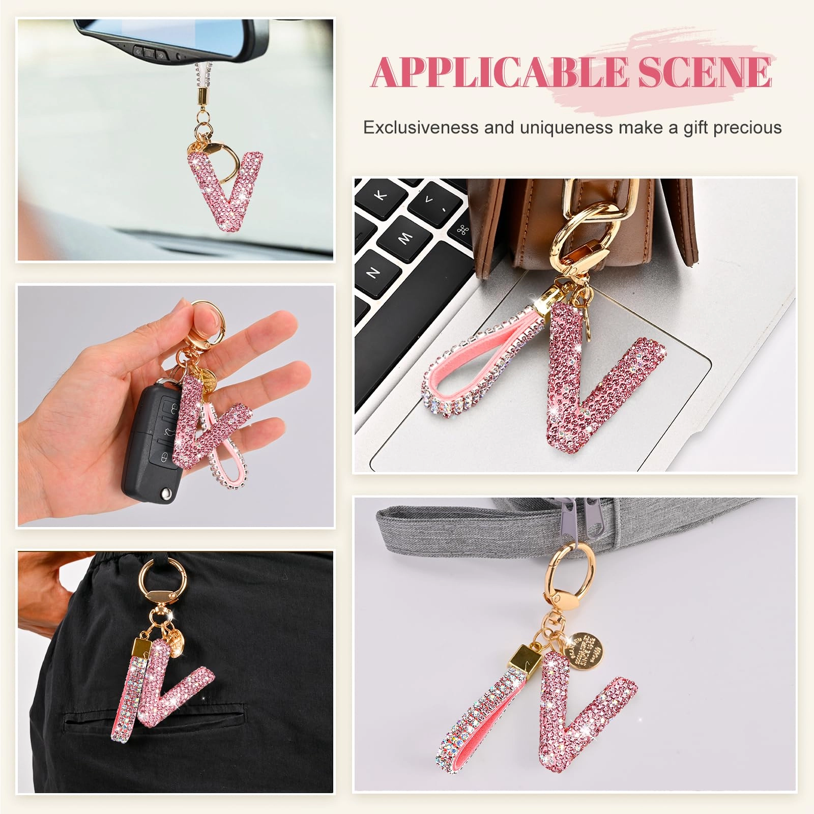 Initial Letter Keychain