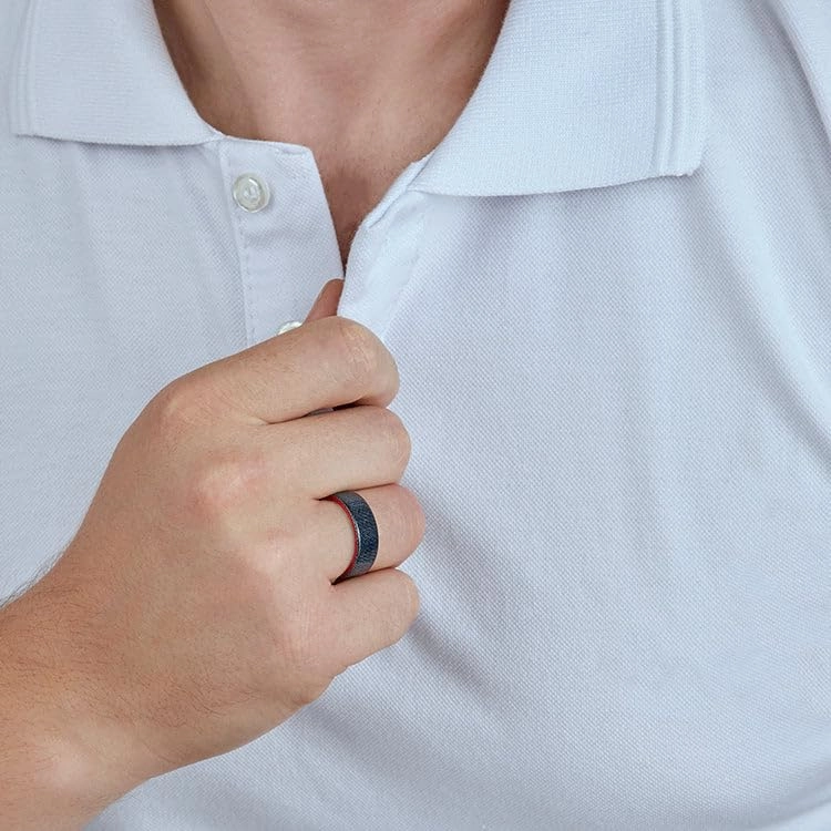 Tesla Key Ring - Handmade Wooden Black Ebony